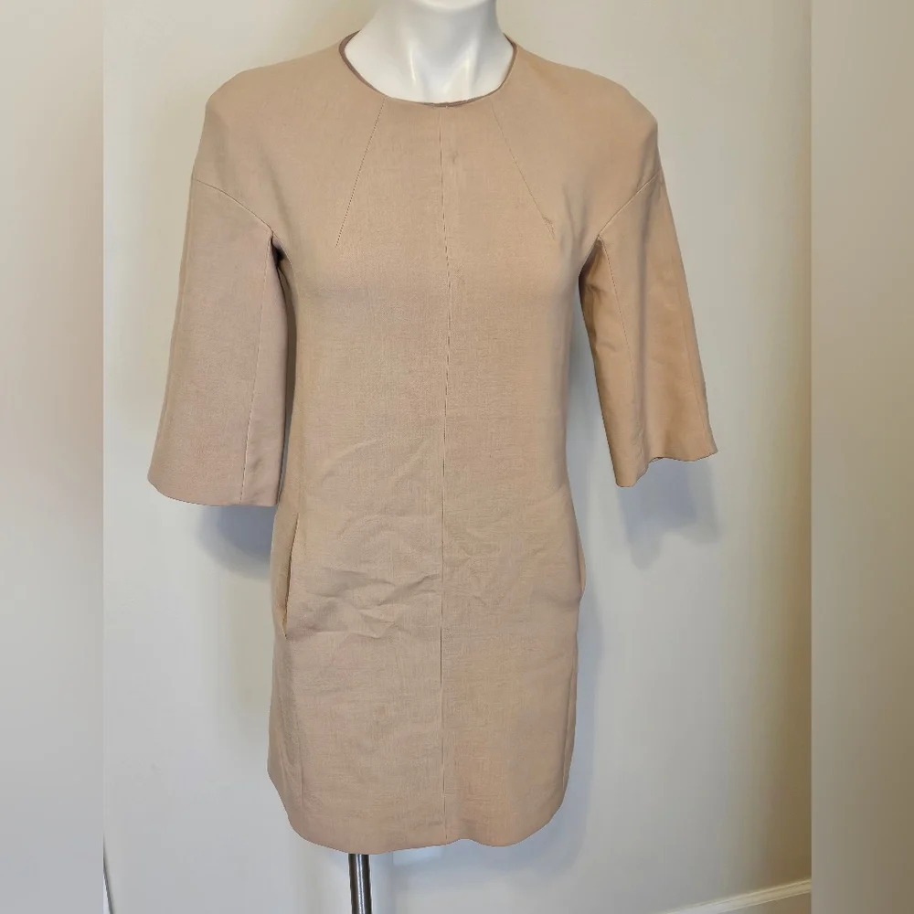 Trina Turk Folded Neck Shift Dress Size 0